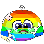 Sad rainbow kiko (old pre-customisation)