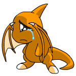 Sad orange shoyru (old pre-customisation)