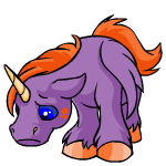 Sad purple uni (old pre-customisation)
