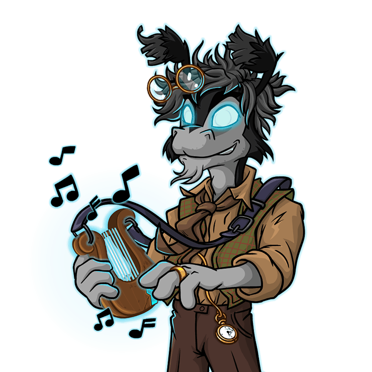 Orion Possessed by the Muse with Lyre